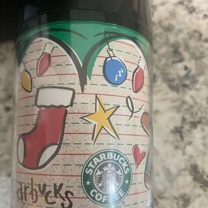 Starbucks Holiday Thermo serv Tumbler with Festive Design8oz